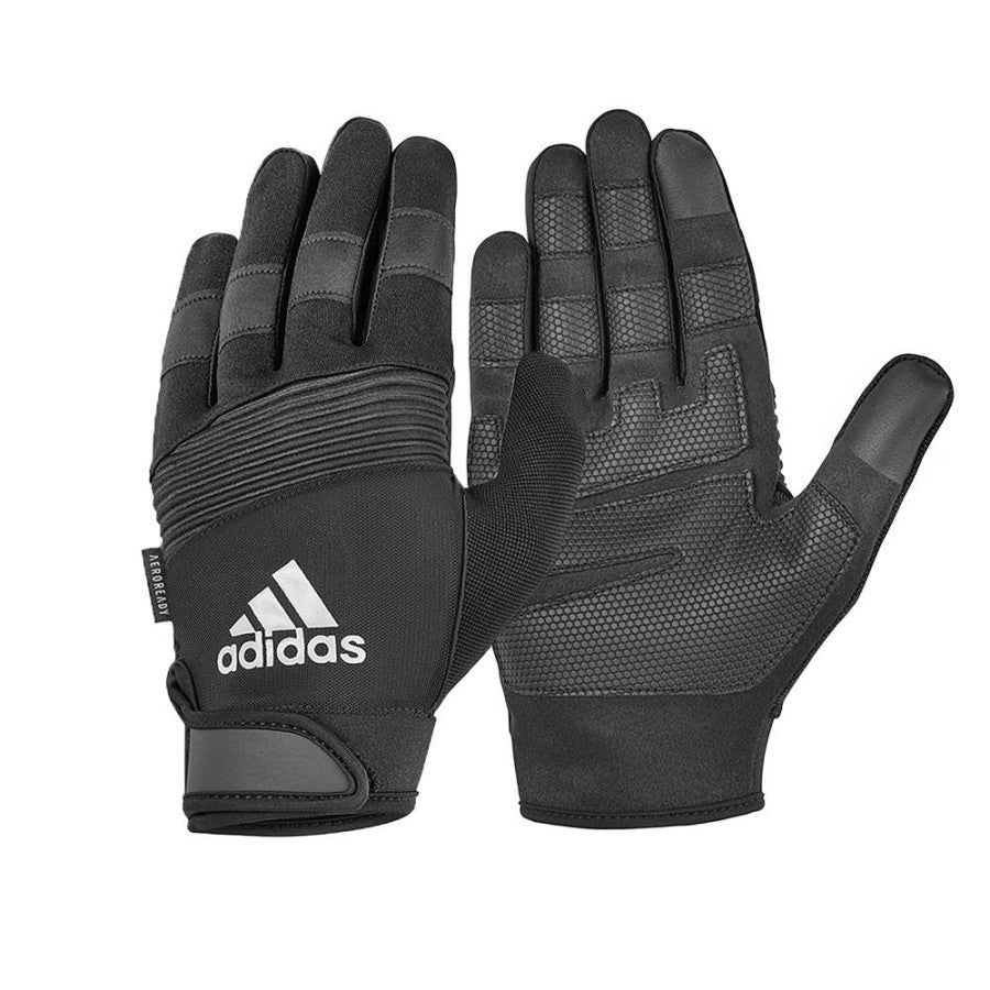 adidas Full Finger Performance Gloves Grey - Original Product